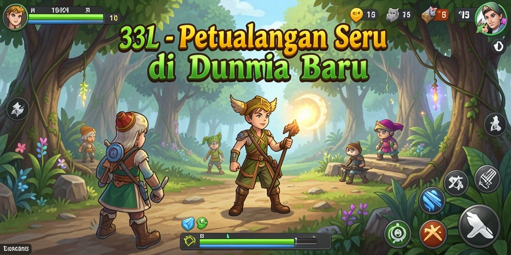 Tangkapan layar permainan 33L menampilkan aksi petualangan yang seru.