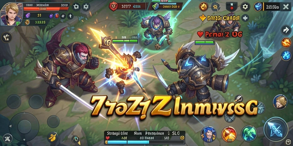 Tampilan gameplay SLG yang strategis dan menegangkan dari 777ZX.