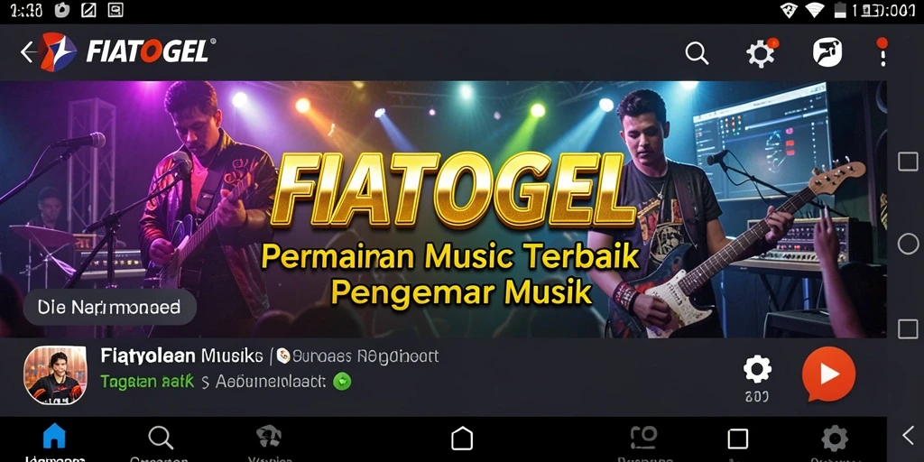Tampilan gameplay interaktif dan menarik dari FIATOGEL.
