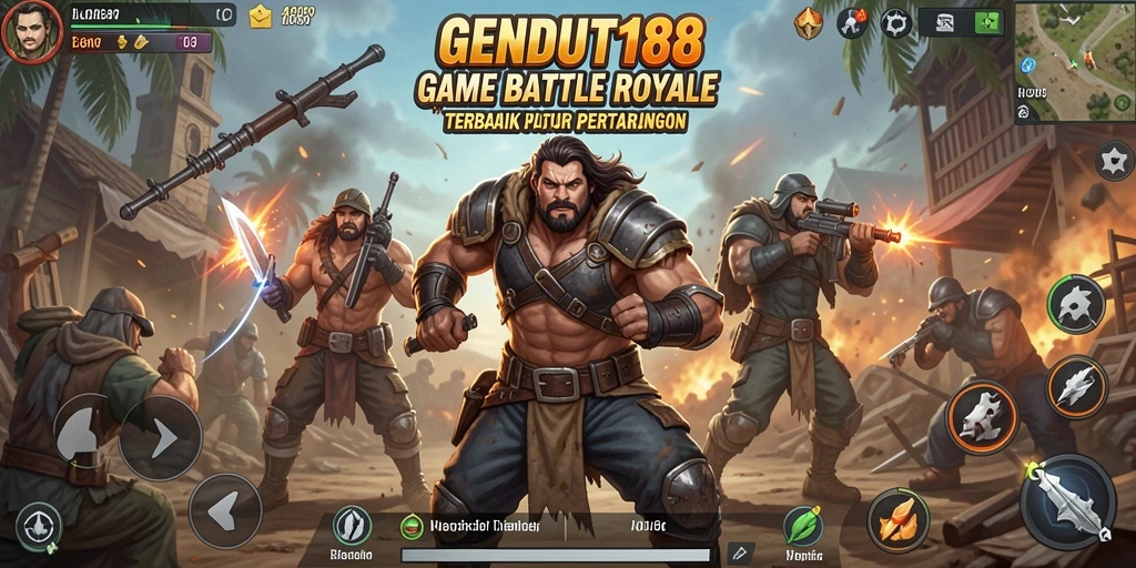 Tampilan gameplay seru dalam GENDUT188 dengan pertempuran yang mendebarkan.