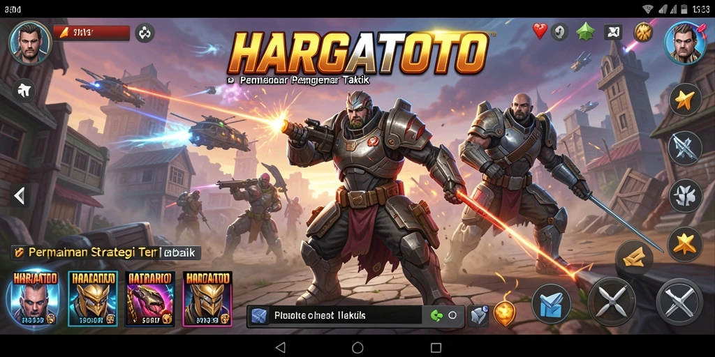 Tangkapan layar gameplay HARGATOTO yang menunjukkan aksi strategi mendebarkan.