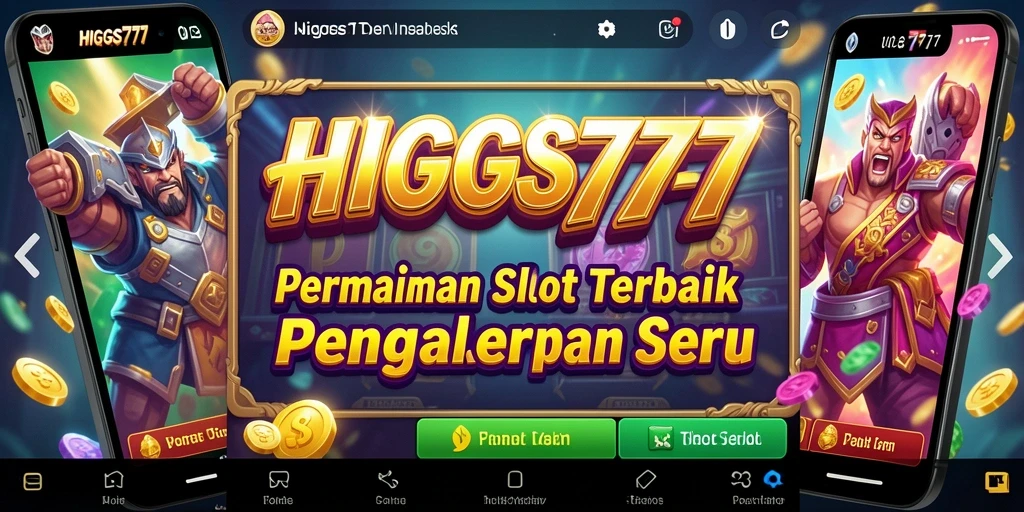 Tampilan menarik dari gameplay HIGGS777 yang penuh warna.