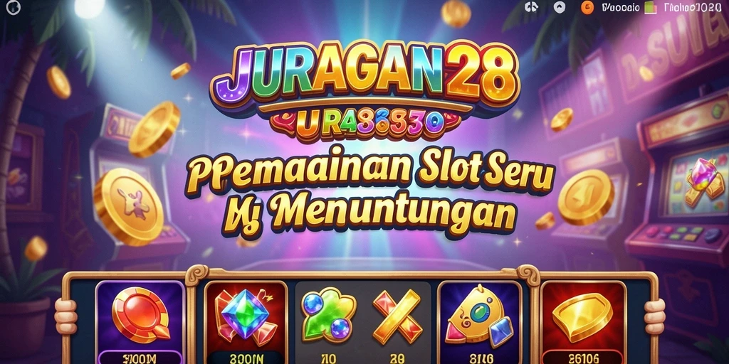 Tampilan gameplay JURAGAN28 dengan berbagai tema slot menarik.