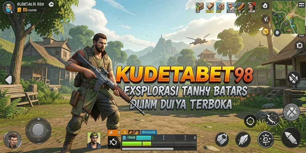 Screenshot menunjukkan eksplorasi mendalam di dunia Open World KUDETABET98.