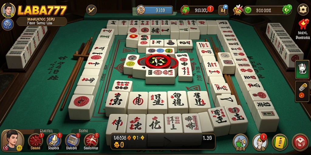 Screenshot LABA777 menampilkan gameplay Mahjong yang menarik dan menantang.