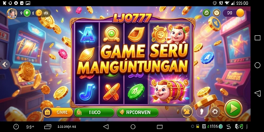Screenshot LJO777 yang menampilkan gameplay slot yang mendebarkan.