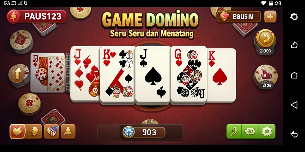 Tampilan gameplay seru dan menarik dari PAUS123.