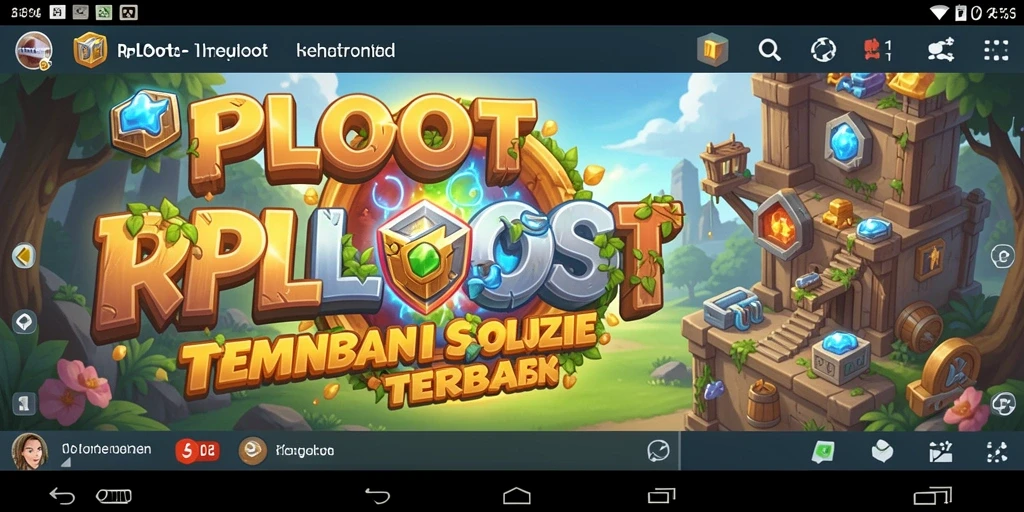 Tampilan gameplay puzzle yang menantang di RPLOOT.