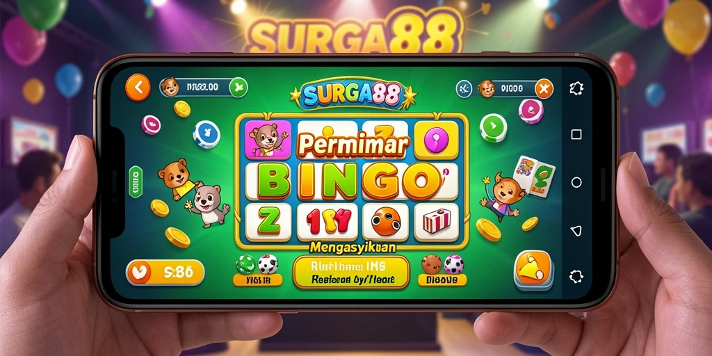 Tampilan gameplay seru di SURGA88 dengan bingo yang menarik.