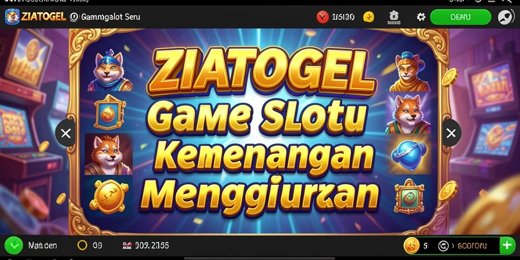 Screenshot gameplay menampilkan keseruan slot ZIATOGEL.