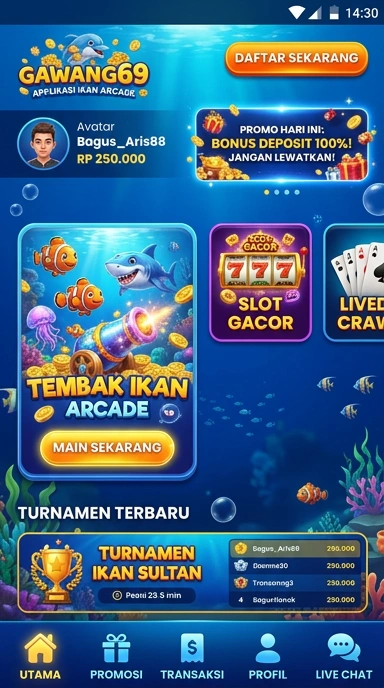 Screenshot tampilan daftar aplikasi terbaru di gawang69.
